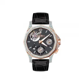 昆仑/Corum 47MM 玫瑰金配长方形钻石表圈 自动机械机芯 397-589-85-0001-AK13