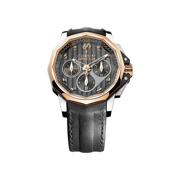 昆仑/Corum 44MM 精钢搭配玫瑰金表圈 自动机械机芯 753-771-24-0F61-AN16