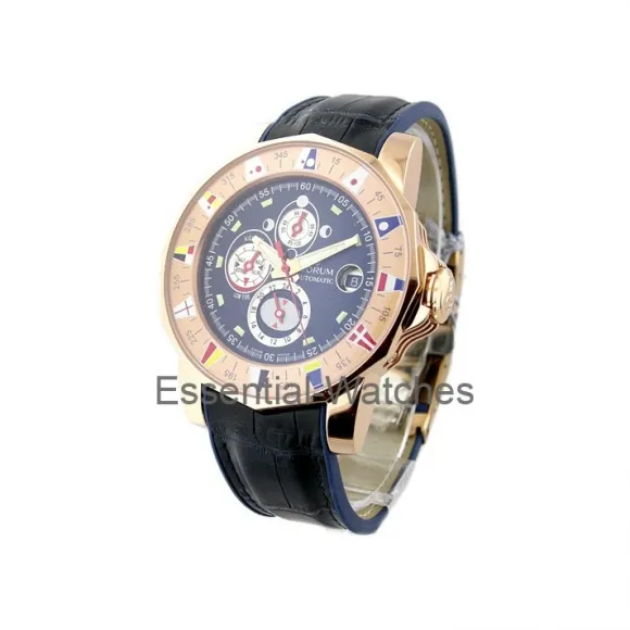 昆仑/Corum 44MM 带 RG 表圈的玫瑰金 自动机械机芯 977-630-55-OF03-AB32