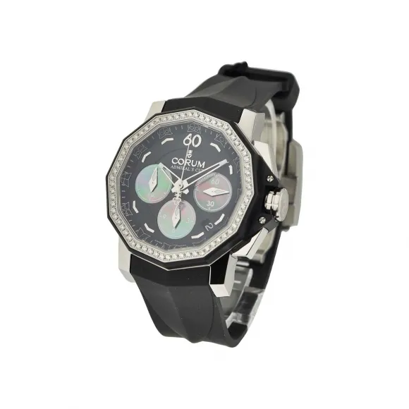 昆仑/Corum 40MM 精钢配钻石表圈 自动机械机芯 984-970-47-F371-PN34