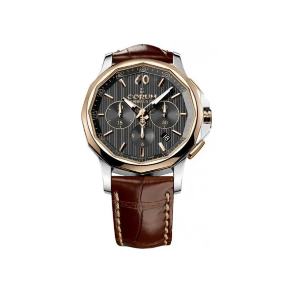 昆仑/Corum 42 MM x 11.60 MM 精钢搭配玫瑰金表圈 自动机械机芯 984-101-24-0F02-AN11