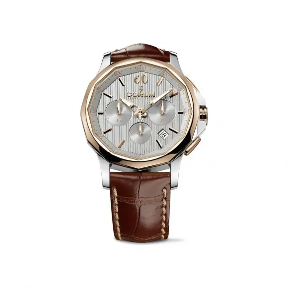 昆仑/Corum 42 MM x 11.60 MM 精钢搭配玫瑰金表圈 自动机械机芯 984-101-24-0F02-FH11
