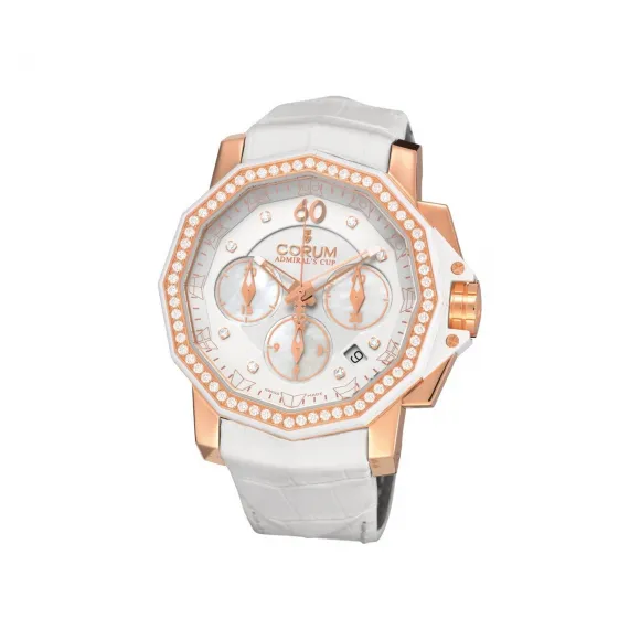 昆仑/Corum 40MM 玫瑰金镶钻表圈 自动机械机芯 984-970-85-0089-PN37