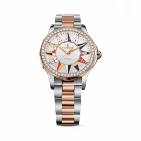 昆仑/Corum 金桥长方形腕表 系列 5N 18kt玫瑰金，双层防反射蓝宝石水晶，蓝宝石底盖96颗长方形切割蓝色蓝宝石，约3.80克拉118颗圆形蓝宝石，约1.50克拉 手动机械机芯 A082-03281–082.200.29-V200BL12