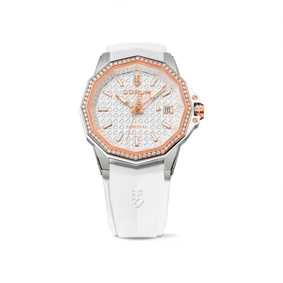 昆仑/Corum Admiral 海军上将系列 5 级钛金属 表圈 5N18k 玫瑰金 自动机械机芯 38 mm A082-04244-082.202.44-F379-AA25