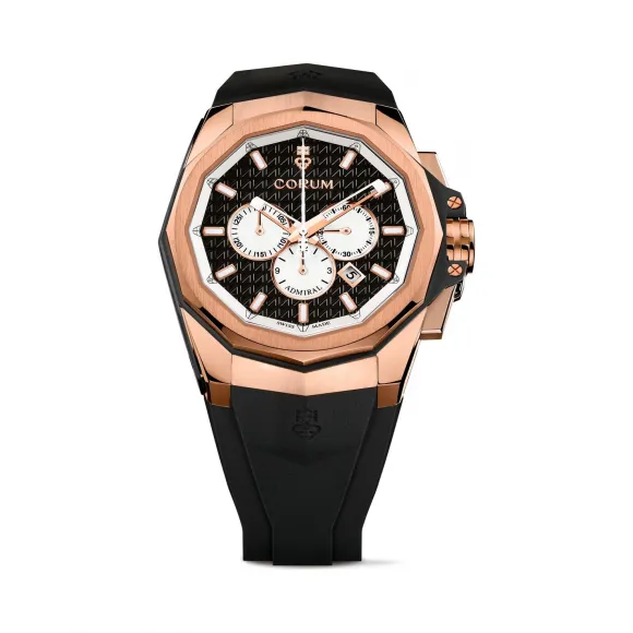 昆仑/Corum Admiral 海军上将系列 5N 18kt 玫瑰金和 5 级钛金属 自动机械机芯 45 mm A132-03932-132.231.86-F371-AN02