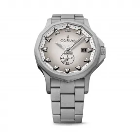 昆仑/Corum Admiral 海军上将系列 不锈钢 喷沙 防指纹涂层 自动机械机芯 42 mm A395-04128-395.201.20-V800-AK50