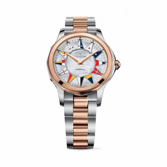 昆仑/Corum 39毫米金桥圆形腕表 系列 18Kt白金，双面防眩水晶玻璃表镜，水晶玻璃表背，镶48颗珍贵宝石，1.15克拉，28颗VVS净度/H色/双翻钻，0.40克拉 手动机械机芯 A400-03269–400.100.24-V200BL12