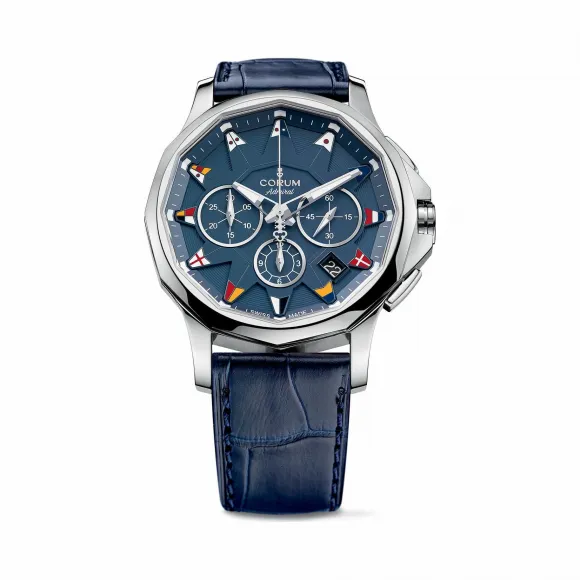 昆仑/Corum 金桥系列 系列 18Kt白金，开放式背盖，双面防眩水晶玻璃表镜，镶180颗VVS净度/D至H色/双翻钻，1.05克拉 手动机械机芯 A984-02987–984.101.20-OF03AB12