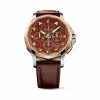 昆仑/Corum 金桥系列 系列 18Kt白金，双面防眩水晶玻璃表镜，水晶玻璃表背，镶54颗长方蓝宝石（3.73克拉）和8颗长方紫水晶（0.37克拉） 手动机械机芯 A984-03598