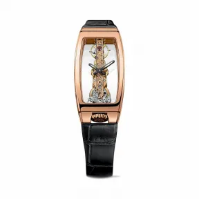 昆仑/Corum 钱币腕表 系列 3N 18Kt黄金，表冠镶1颗VS净度/G至H色/双翻钻（0.17克拉），22Kt黄金钱币背盖 自动机械机芯 B113-00822–113.101.55-00010000