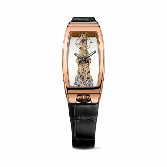 昆仑/Corum 钱币腕表 系列 3N 18Kt黄金，表冠镶1颗VS净度/G至H色/双翻钻（0.17克拉），22Kt黄金钱币背盖 自动机械机芯 B113-00822–113.101.55-00010000