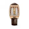 昆仑/Corum Golden Bridge 金桥系列 5N 18kt 玫瑰金 180颗圆钻 1.10 克拉 手动机械机芯 34.00 x 51.00 mm B113-01617-113.167.85-0002-GL10R