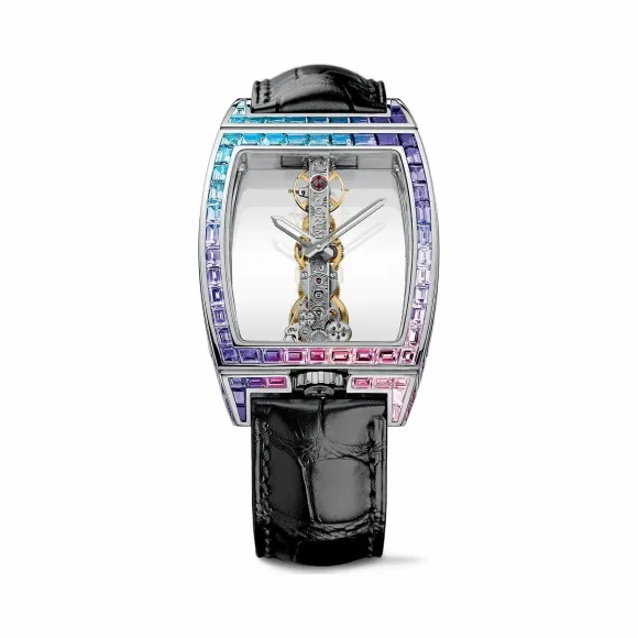 昆仑/Corum 经典Sublissima腕表 系列 5N 18Kt玫瑰金，双面防眩水晶玻璃表镜，水晶玻璃表背，镶25颗VVS净度/F至G色钻石，6.16克拉 自动机械机芯 B113-02955–113.310.69-OF010000G
