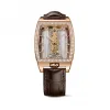 昆仑/Corum Golden Bridge 金桥系列 5N 18kt 玫瑰金 180颗圆钻 1.10 克拉 手动机械机芯 34.00 x 51.00 mm B113-03195-113.167.85-0F02-GL10R