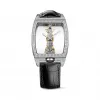 昆仑/Corum Golden Bridge 金桥系列 18kt 白金 319 颗圆钻 ~ 1.39 克拉 手动机械机芯 34.00 x 51.00 mm B113-03198-113.162.69-0F01-0000