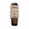 昆仑/Corum 43毫米金桥圆形腕表 系列 5N 18Kt玫瑰金，水晶玻璃表壳中层，双面防眩水晶玻璃表镜，水晶玻璃表背，镶56颗VVS净度/H色/双翻钻，1.75克拉 手动机械机芯 B113-03342