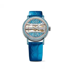 昆仑/Corum 42毫米泡泡腕表 系列 不锈钢，5N 18Kt玫瑰金表圈和表冠，拱形双面防眩水晶玻璃表镜，水晶玻璃表背，镶50颗VS净度/F至G色双翻钻，1.47克拉 自动机械机芯 B113-03676