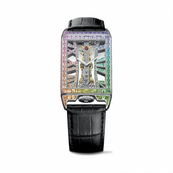 昆仑/Corum 42毫米泡泡腕表 系列 不锈钢，5N 18Kt玫瑰金表圈和表冠，拱形双面防眩水晶玻璃表镜，水晶玻璃表背 自动机械机芯 B113-03743