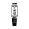 昆仑/Corum Golden Bridge 金桥系列 18kt 白金 245 颗钻石 ~ 1.28 克拉 雪花式镶嵌大小不同的钻石 手动机械机芯 21.30 x 43.99 mm B113-03844-113.249.69-0001-0000