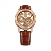 昆仑/Corum Golden Bridge 金桥系列 5N 18kt 玫瑰金 88颗圆钻 ~ 2.16 克拉  手动机械机芯 43 mm B113-03908-113.901.85-0F02-DR85R