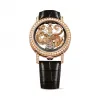 昆仑/Corum Golden Bridge 金桥系列 5N 18kt 玫瑰金 88颗圆钻 ~ 2.16 克拉  手动机械机芯 43 mm B113-04046-113.901.85-0F01-DR95R