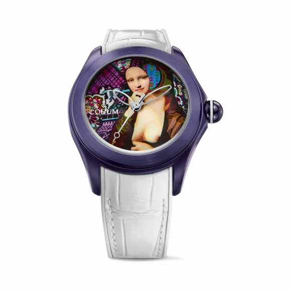 昆仑/Corum 42毫米泡泡腕表 系列 不锈钢，黑色PVD涂层处理，拱形双面防眩水晶玻璃表镜，水晶玻璃表背 自动机械机芯 L082-03201–082.413.98-0009EF01