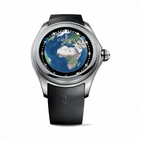 昆仑/Corum 42毫米泡泡Elisabetta Fantone/Juliette Jourdain腕表 系列 精钢，经紫色PVD处理，圆顶双防反射蓝宝石水晶，蓝宝石底盖 自动机械机芯 L390-03257–390.101.04-0371EE01