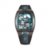 昆仑/Corum Lab 系列 大马士革钢 黑色 PVD 涂层处理 防指纹 表壳侧面橡胶材质 自动机械机芯 39.89 x 55.00 mm Z410-03862-410.100.43-F371-BL01