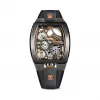 昆仑/Corum Lab 系列 大马士革钢 黑色 PVD 涂层处理 防指纹 表壳侧面橡胶材质 自动机械机芯 39.89 x 55.00 mm Z410-03955-410.100.43-F371-AD01