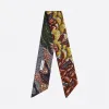 迪奥/Dior 多色棉质 Dior Wax Toile de Jouy 热带风情和 Fierce 双面发带 01DJW945I133-C976