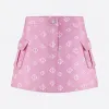 迪奥/Dior “CD”提花棉质半身裙 0SBM11SKTH-Y59I