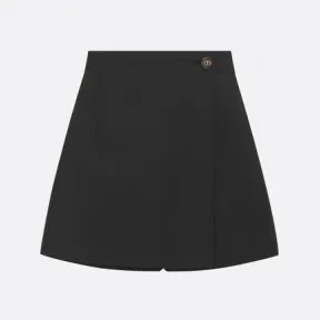 迪奥/Dior 裙裤 黑色羊毛和桑蚕丝混纺 CD 纽扣 121P45B1166_X9000_T34