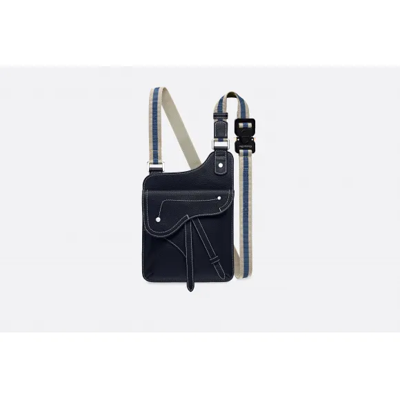 迪奥/Dior 海军蓝小牛皮肩背包  1ADPO091YKK H00E