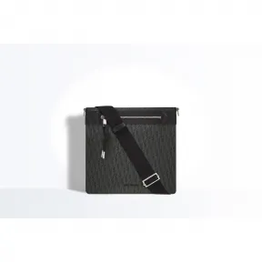 迪奥/Dior Dark light帆布和黑色小牛皮皮夹 1DLPO042XIS H02G