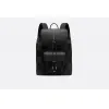 迪奥/Dior  Motion 黑色尼龙、方格图案和黑色小牛皮背包  1MOBA062YGV H03E