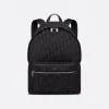 迪奥/Dior Rider 双肩背包 黑色 Oblique 印花 1VOBA088YKY_H00N_TU