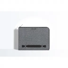 迪奥/Dior 白色和黑色双色粒面触感小牛皮文件夹 2DSCA067XSN H03E
