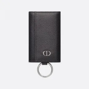 迪奥/Dior 钥匙包 黑色粒面牛皮革CD Icon标志 2ESKH281CDI_H00N_TU