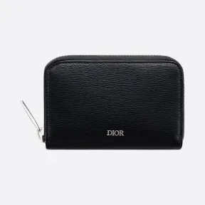迪奥/Dior 黑色牛皮革拉链卡套 2PLCH077YPY-H00N