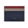 迪奥/Dior 蓝色、braise色和米色皮革卡套 2SUCH001WYN_H563