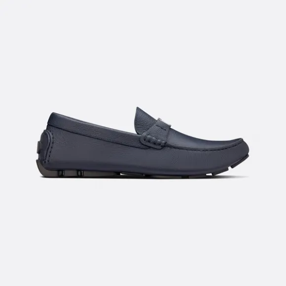 迪奥/Dior 乐福鞋 海军蓝色粒面牛皮革 3LO114YJK_H569_T38