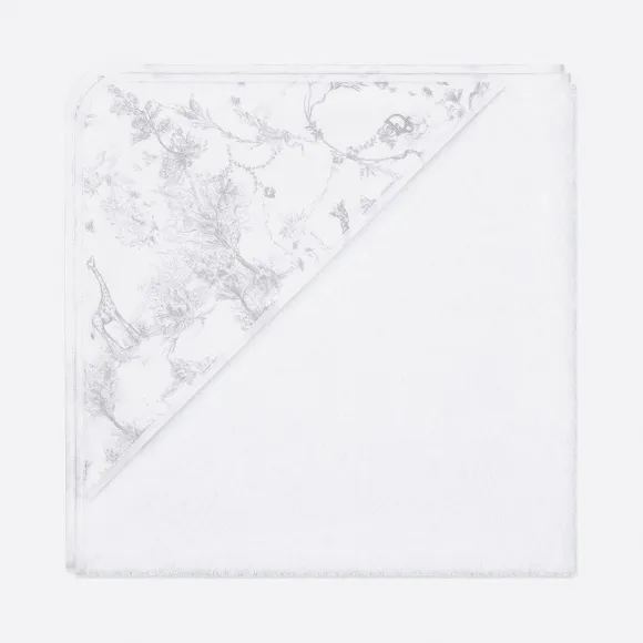 迪奥/Dior 棉质毛圈“Toile de Jouy”印花浴衣 9HBG53TWL1-Y910
