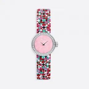 迪奥/Dior La Mini D de Dior Mosaïque腕表 直径19毫米 石英机芯 CD040110A026-0000