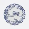 迪奥/Dior 甜品碟 蓝色 Tiger 茹伊印花 HYJ01ADT3U_C510_TU