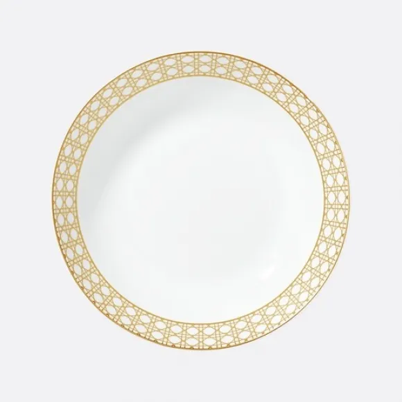 迪奥/Dior 汤盘 金色藤格纹装饰 HYJ01CAS0U_C190_TU