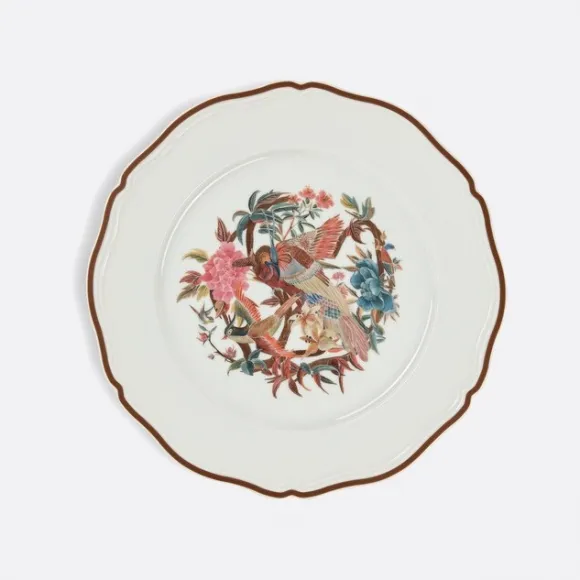 迪奥/Dior 装饰盘 多色 Jardin d'Hiver Large Morning Bird 图案 HYJ01JPP1U_C970_TU