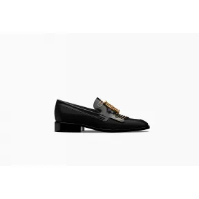 迪奥/Dior Diordirection黑色亮面小牛皮软底皮鞋 KDB164SCA S900