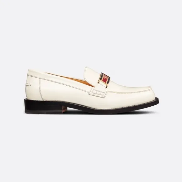 迪奥/Dior Dior Code 乐福鞋 白色磨砂牛皮革 KDB717ACA_S44W_T34
