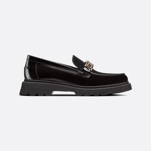 迪奥/Dior Dior Code 乐福鞋 黑色磨砂牛皮革 KDB720ACA_S900_T34
